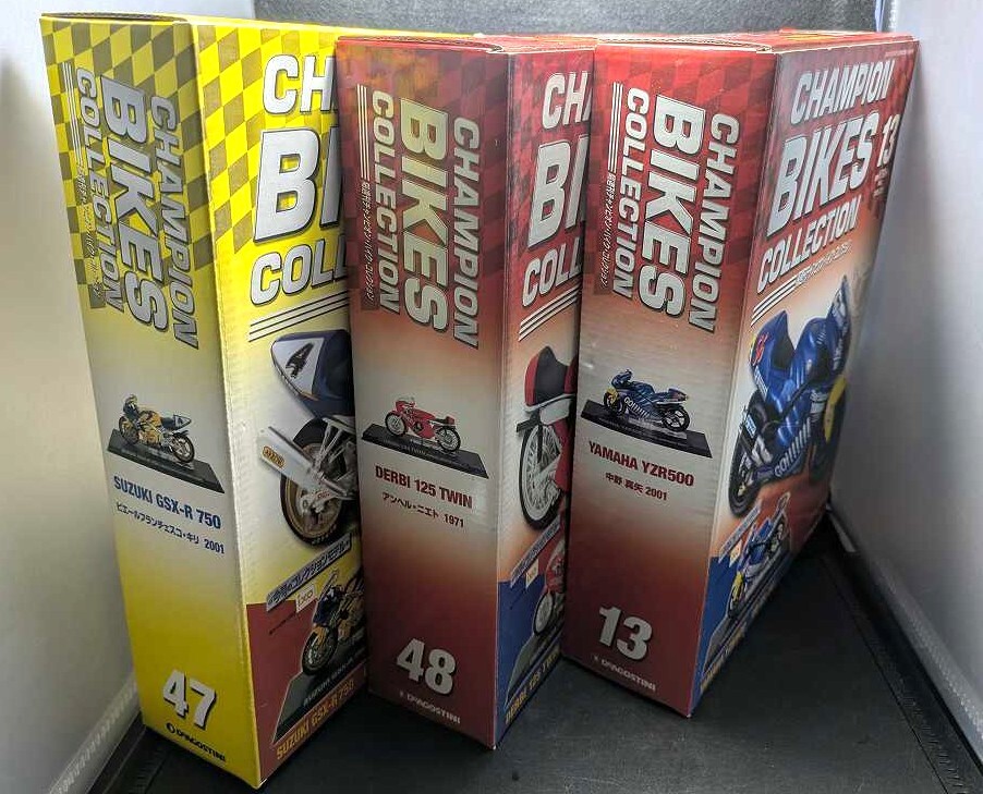 Champion Bikes Collection バイクセット60台（資料付） Champion Bikes Collection バイクセット60台（資料付） Steel