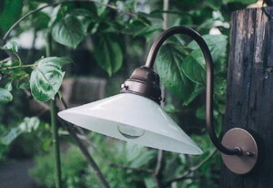 未使用 ジャービス商事 ガーデンライト W-1 日本製 エクステリア ガーデニング 玄関照明 メイドインJAPAN スチール/ガラス ブロンズ