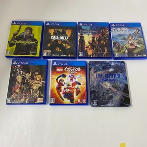 08w13697★1円~PS4ソフト キングダムハーツⅢ/ファイナルファンタジーXV/COD/サイバーパンク/SAO/ライザのアトリエ3/レゴ プレステ4 中古品