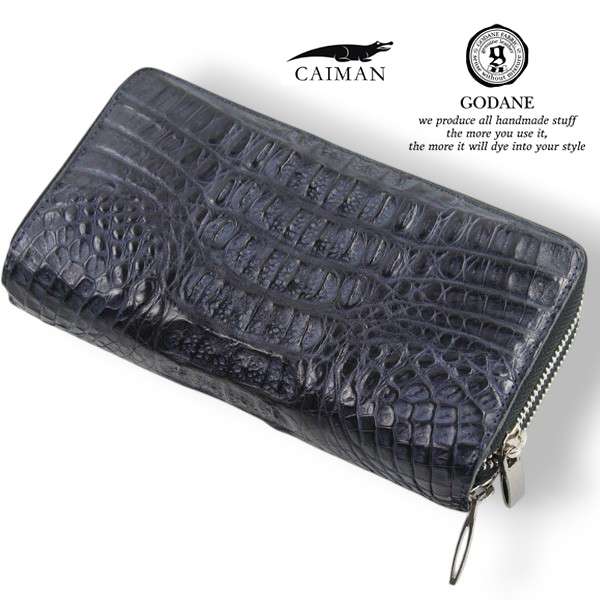 【未使用に近い】チビナイル クロコダイル 長財布 ラウンドファスナー JRA公認 未使用に近い】チビナイル クロコダイル 長財布 ラウンド