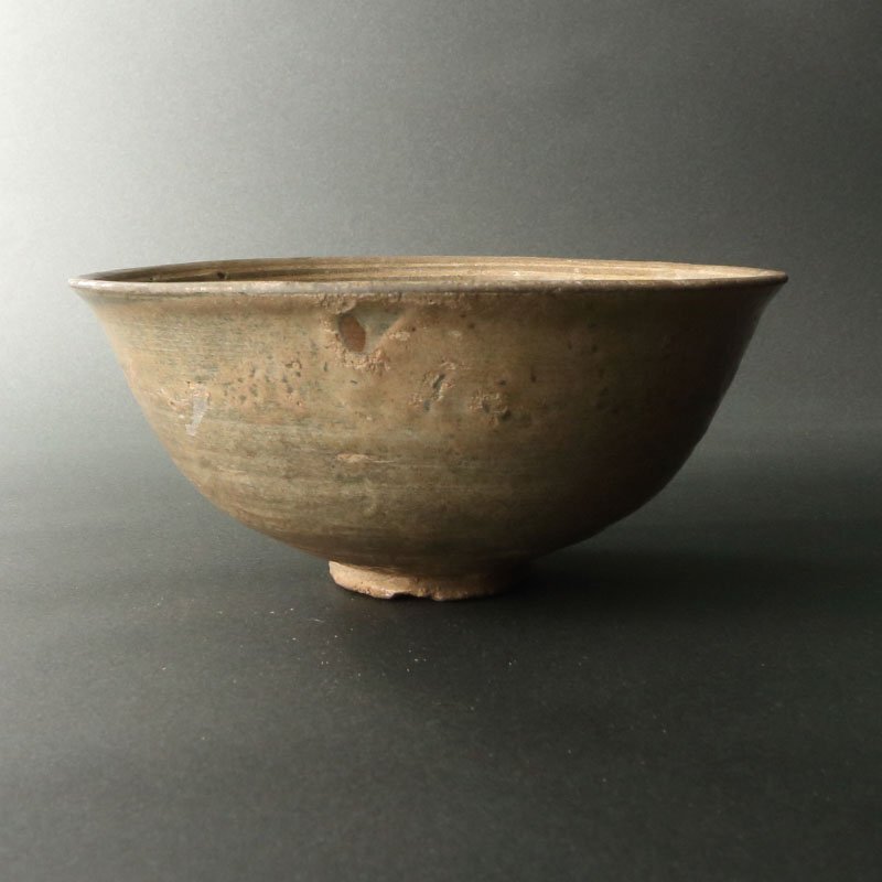 白黒象嵌粉青沙器　高麗茶碗　骨董アンティーク　李朝 asianantique 粉青沙器 – 燦禾 SANKA