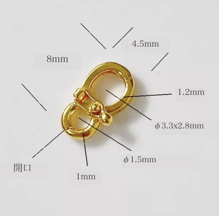 ★セール品 K18YG バチカン マルチバチカン ロック付き 爪ロック パーツ 2025年最新】Yahoo!オークション -k18バチカンの中古品・新品