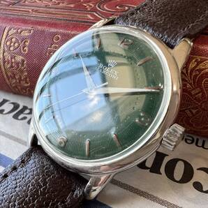 rolex ロレックス マルコーニ marconi グリーン 1910 ステンレス 手巻き 動作良好 メンズ腕時計