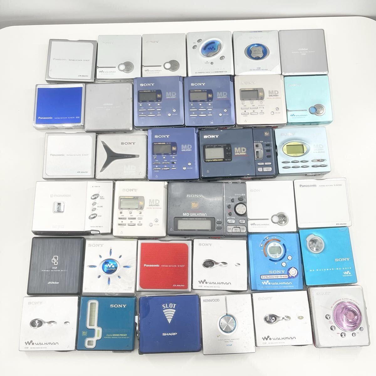 MDプレーヤー ジャンク品 28台 まとめセット MDプレーヤー ジャンク品 28台 まとめセット MDプレーヤー