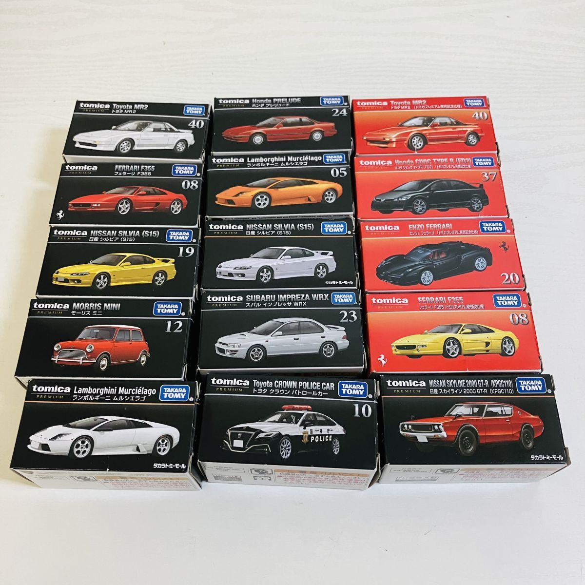 希少トミカプレミアム フェラーリ8台セットまとめ売り(専用ケース付き) 希少トミカプレミアム フェラーリ8台セットまとめ売り(専用