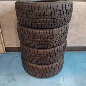 【即落札設定】 スタッドレス 溝充分♪ 2018年製 225/45R17 DUNLOP WINTERMAXX WM01 中古 4本 225/45/17 ウィンターマックス インプレッサ