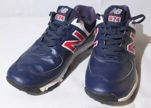 new balance MGS574NR New balance спортивные туфли темно-синий белый красный US7 (25cm) *Mw1932