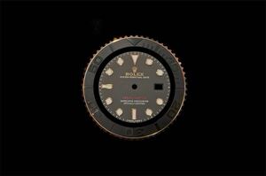 ROLEX ヨットマスター40、116655用 純正文字盤 、純正18Kエバーローズゴールド×セラミックベゼルセット