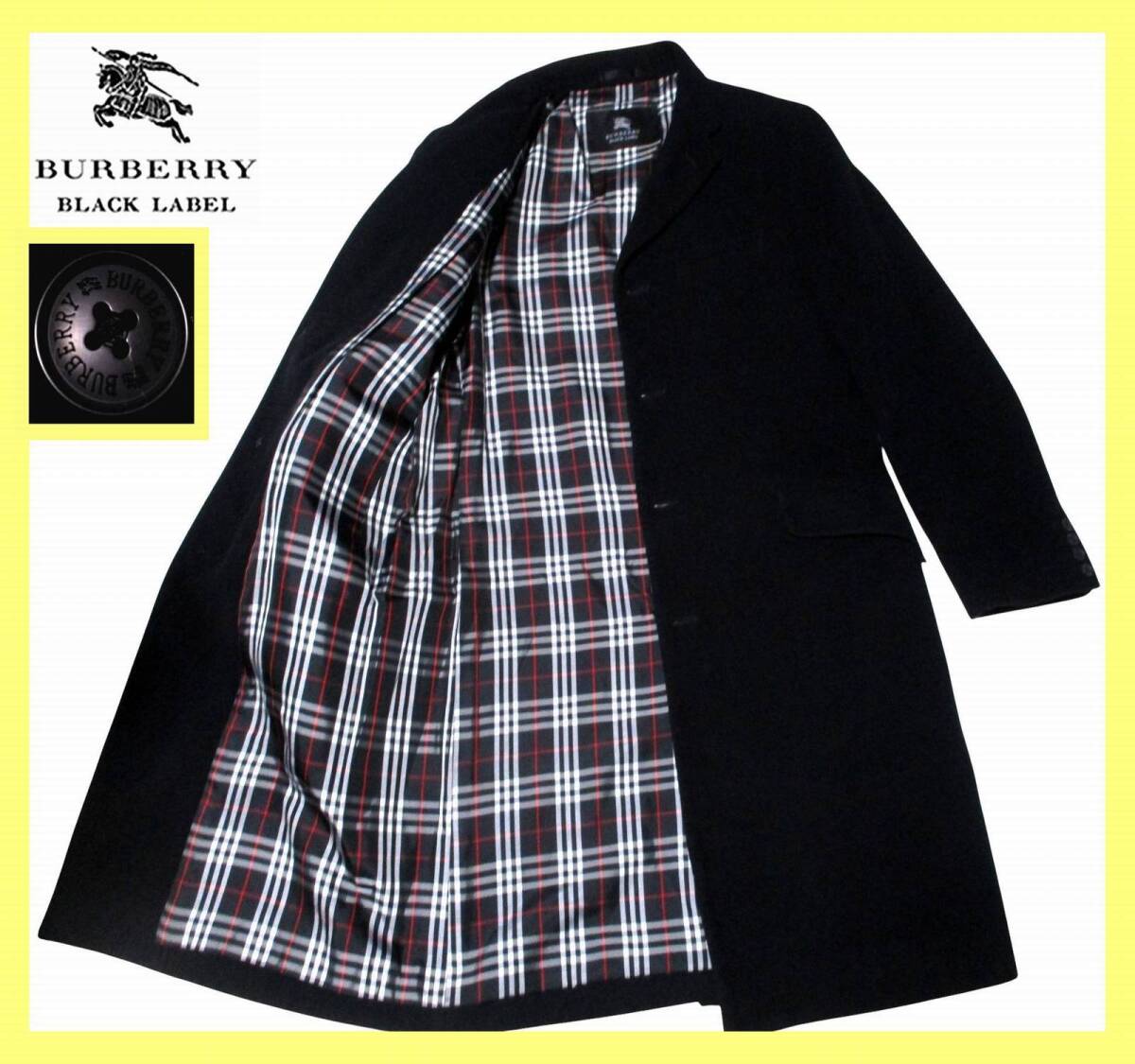 【美品】バーバリー Burberrys チェスターコー カシミヤ混 ブラック 2025年最新】Yahoo!オークション -バーバリーチェスターコートの