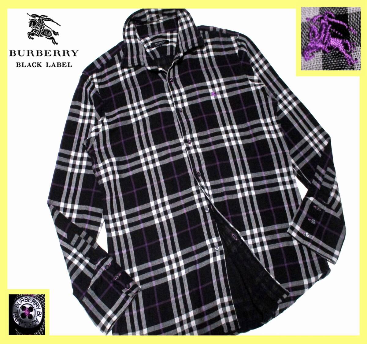 すぴら 定番 BURBERRY BLACKLABEL ノバチェック シャツ すぴら 定番 BURBERRY BLACKLABEL ノバチェック シャツ BURBERRY