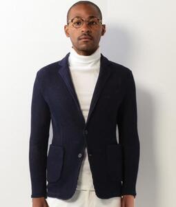 UNITED ARROWS ビジカジ カジュアル ネイビー 青 紺 色 ブルー XS サイズ 11221991123 ユナイテッドアローズ s 無地 ニット テレワーク
