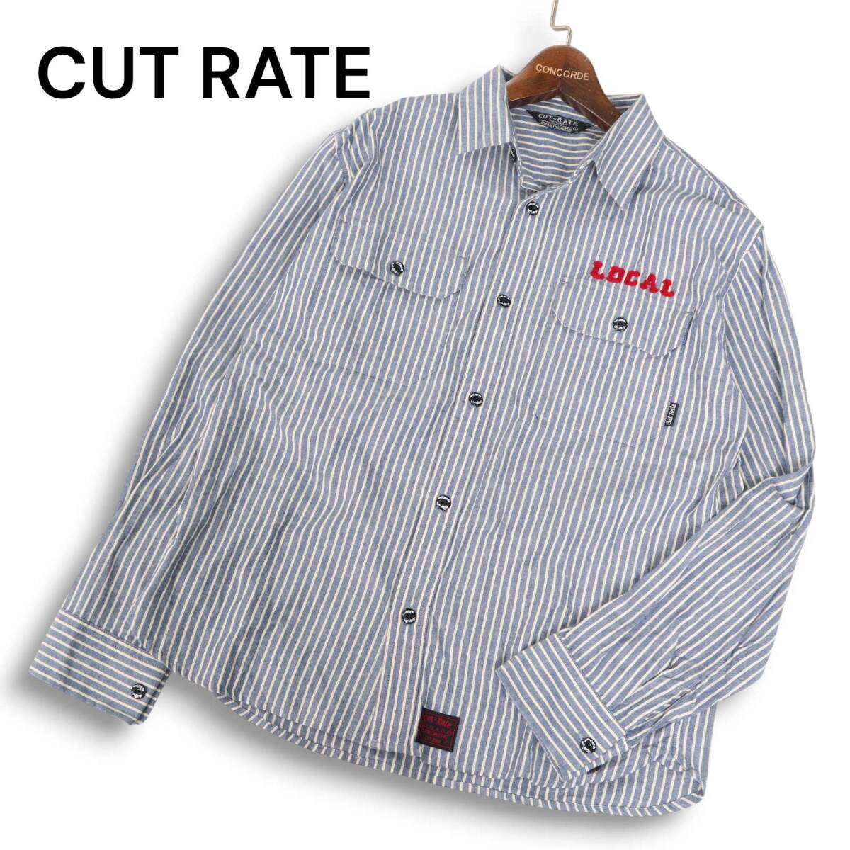 ほぼ未使用 cut-rait カットレイト ツイル シャツ 厚手生地 Mサイズ ほぼ未使用 cut-rait カットレイト ツイル シャツ 厚手生地 Mサイズ