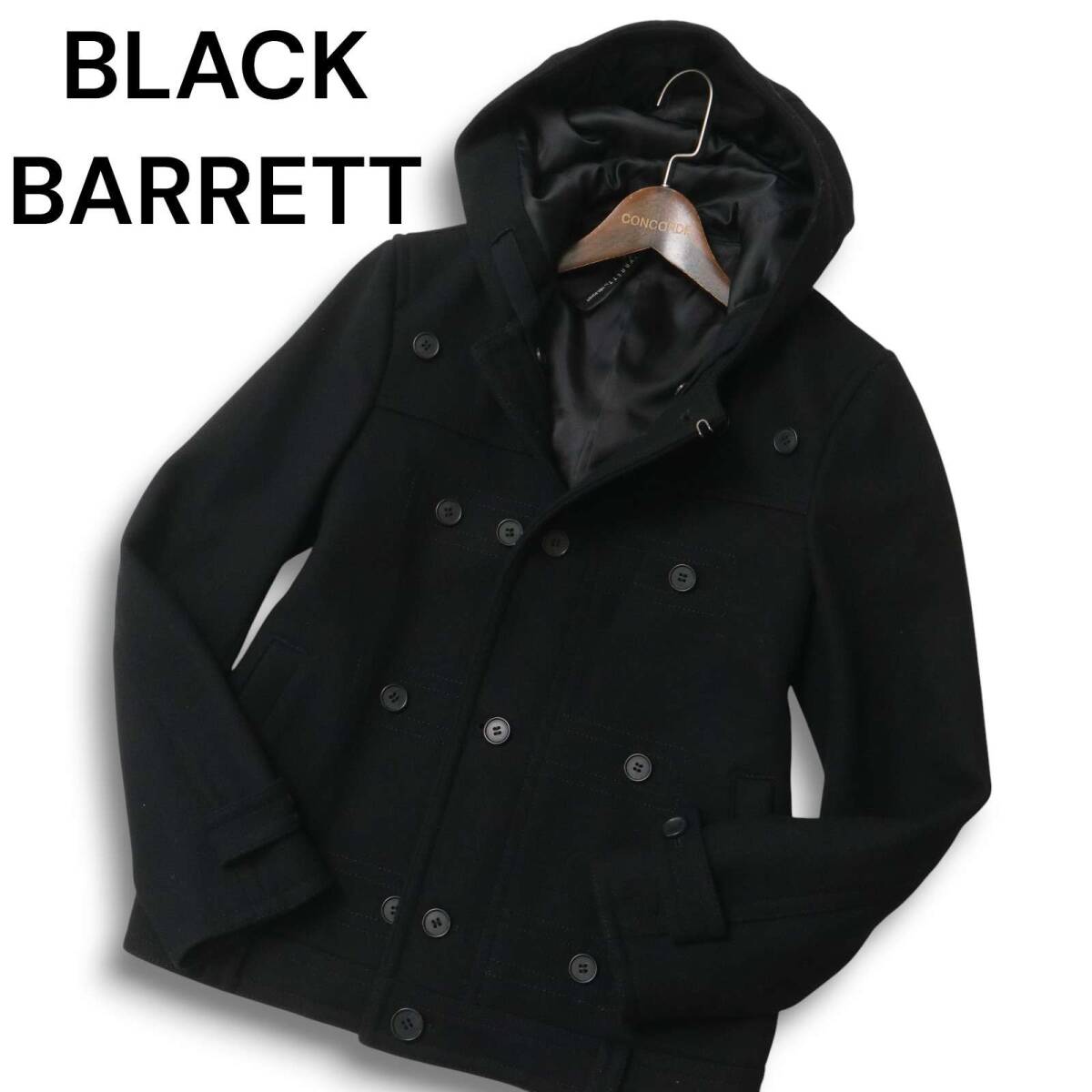 希少 ニールバレット カーフレザー切替 コート ブラック 希少 ニールバレット カーフレザー切替 コート ブラック ニール