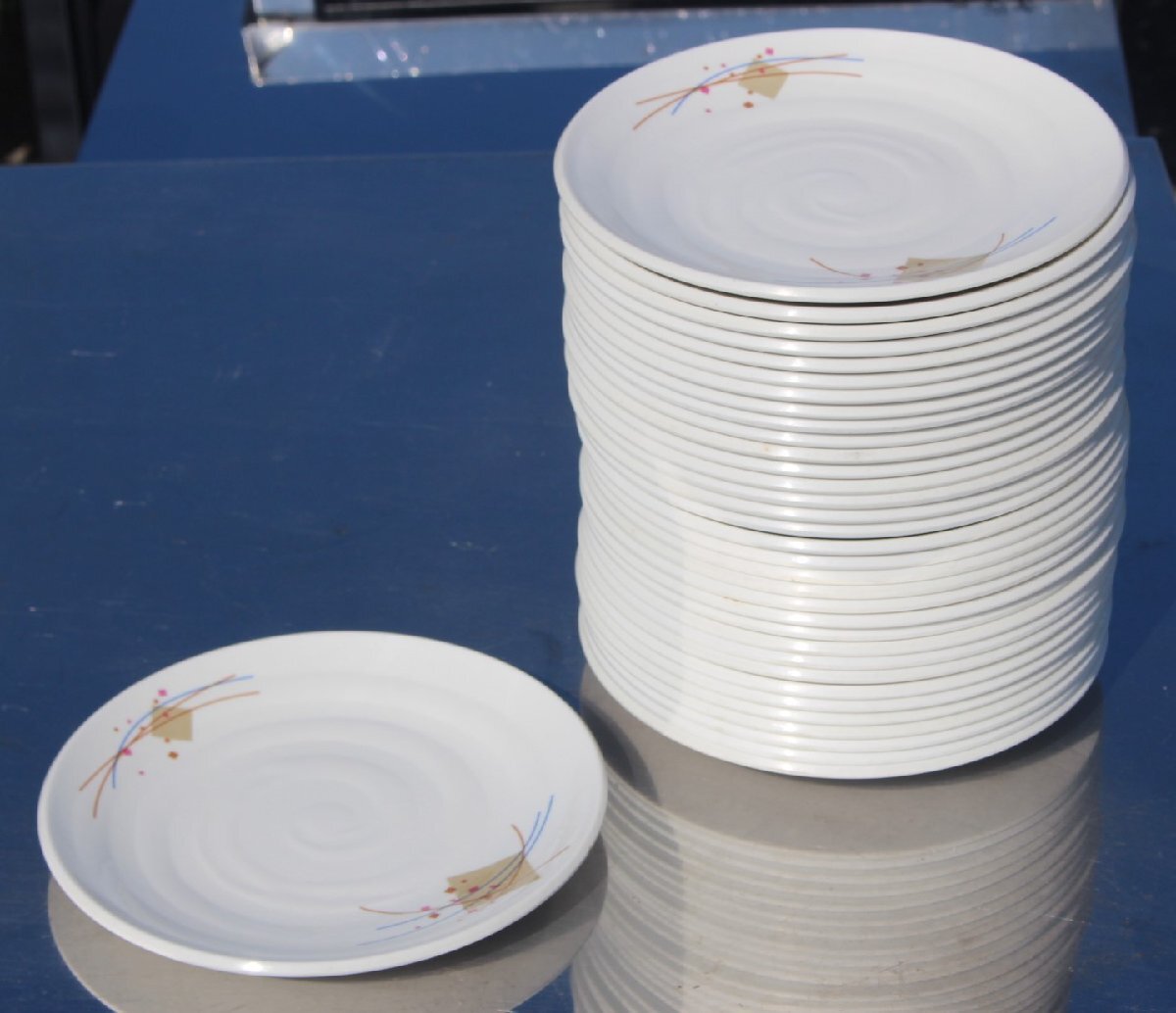 ★送料込み wz7643 万年 メラミン ウェア 7601 35枚セット 和皿 