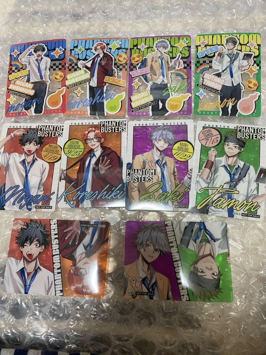 ファントムバスターズ 観崎薫　メディコス ポップアップショップ　缶バッジ ファントムバスターズ メディコス ファンバス 特典 クリアカード