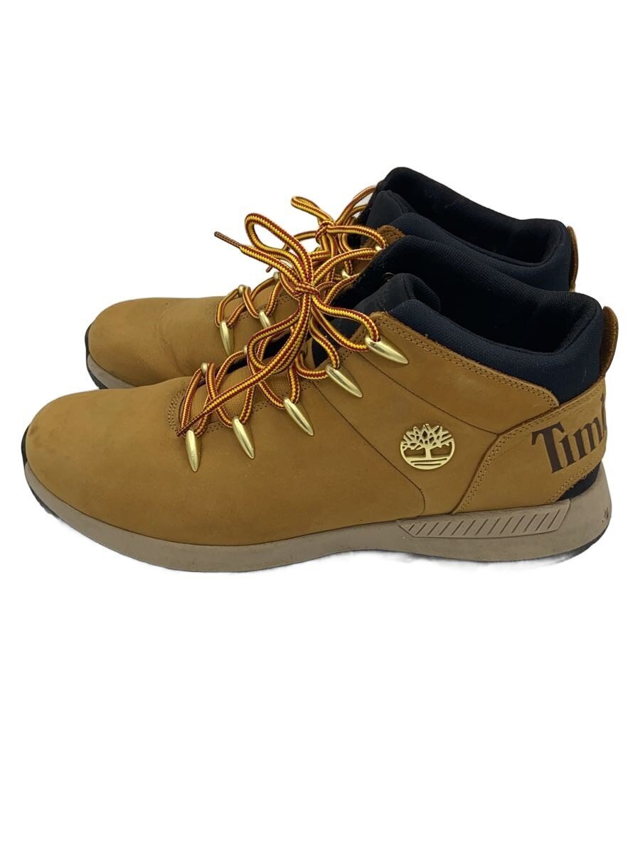 ティンバーランド★ スニーカー/26.5cm/CML/天然皮革/ラバーソール メープル グローブ レザー ミッド レースアップ スニーカー メンズ