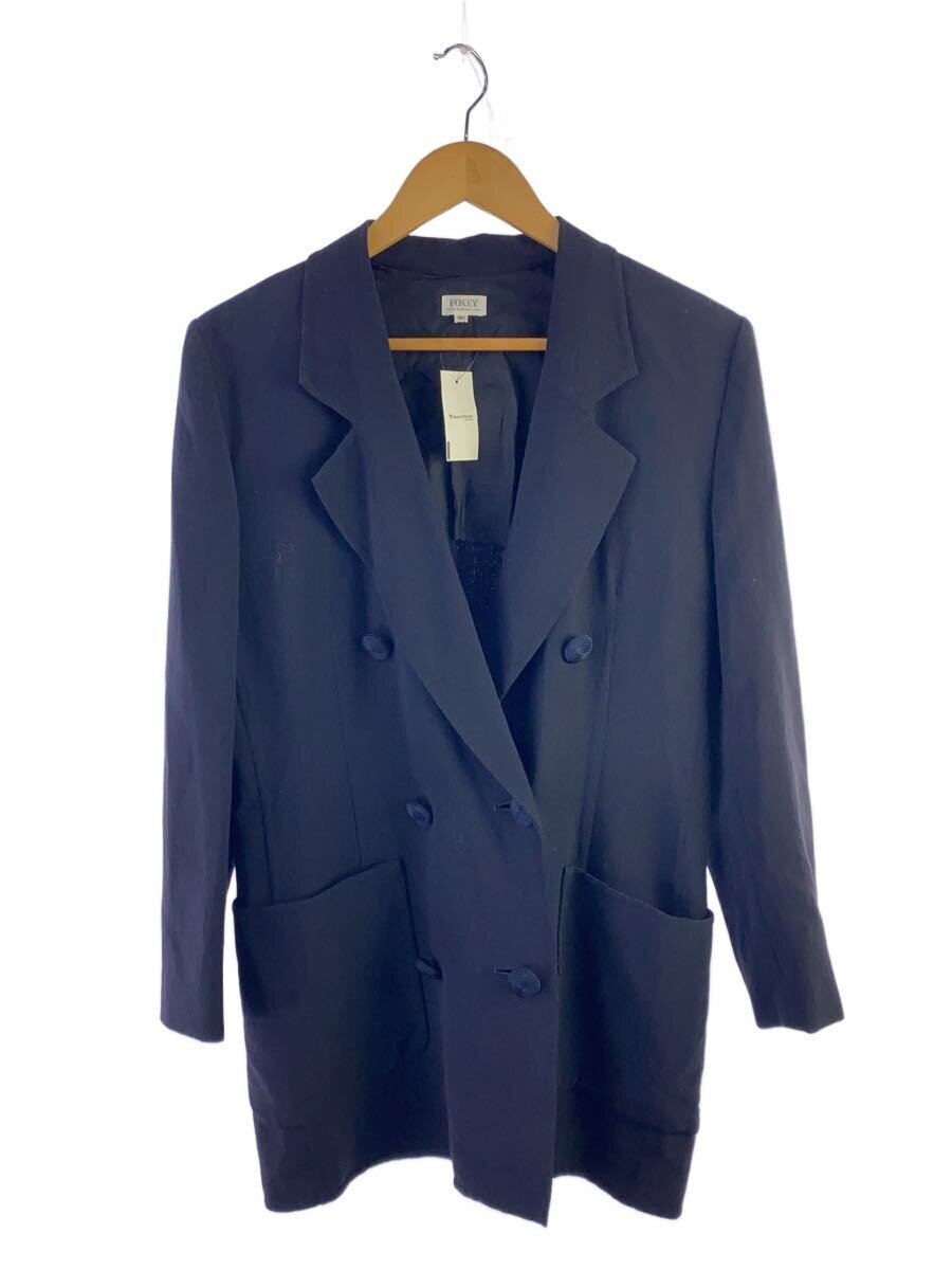 FOXEY BOUTIQUE◆ダブル/テーラードジャケット/40/ウール/NVY