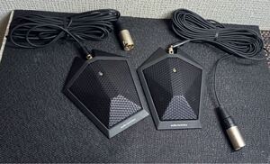 動作未確認のジャンク品/オーディオテクニカ/ Audio-Technica/バウンダリーマイク/コンデンサーマイク/2個/AT871R/