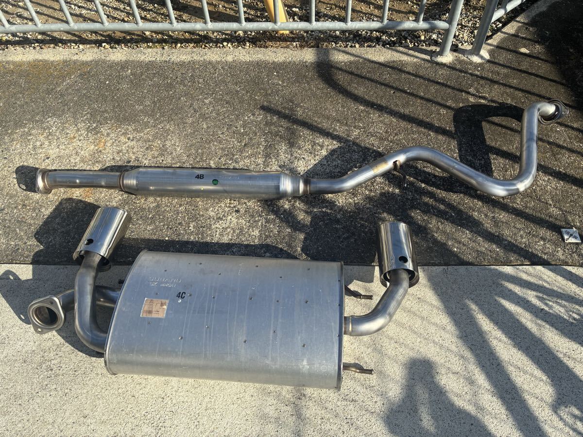 (後期)BRZ 86 純正マフラー　ZN6/ZC6 (新車外し品) 楽天市場】86 マフラー 後期の通販