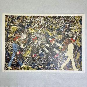 DEATH NYC 世界限定100枚 アートポスター Beatles ビートルズ ルイヴィトン LOUIS VUITTON 現代アート