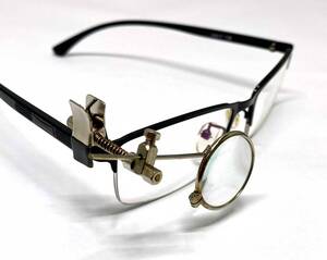 【新品・未使用品】キズミ ルーペ クリップオン アイグラスルーペ 2.8倍 箱付き 時計工具 時計修理 / BY-1194