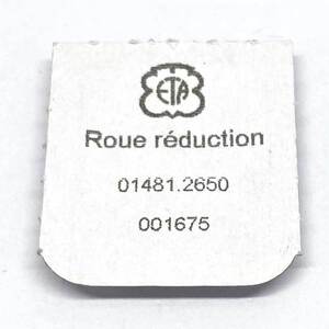 【新品・純正部品】ETA エタ 2650 etc 1481 減速車 Reduction wheel 時計修理 交換 部品 / BY-1239