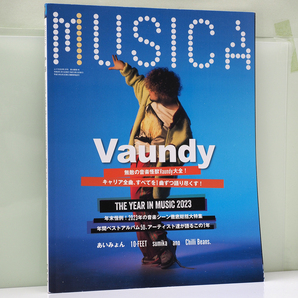 MUSICA ムジカ 2024年 1月号 Vol.201 Vaundy あいみょん ano あのちゃん sumika 10-FEET Chilli Beans. 中古 音楽雑誌