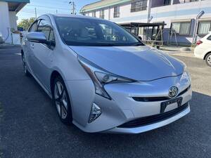 売切◆プリウス 1.8 ツーリングセレクションA アルパイン大画面ナビ フルセグTV/DVD再生/Bluetooth/ETC