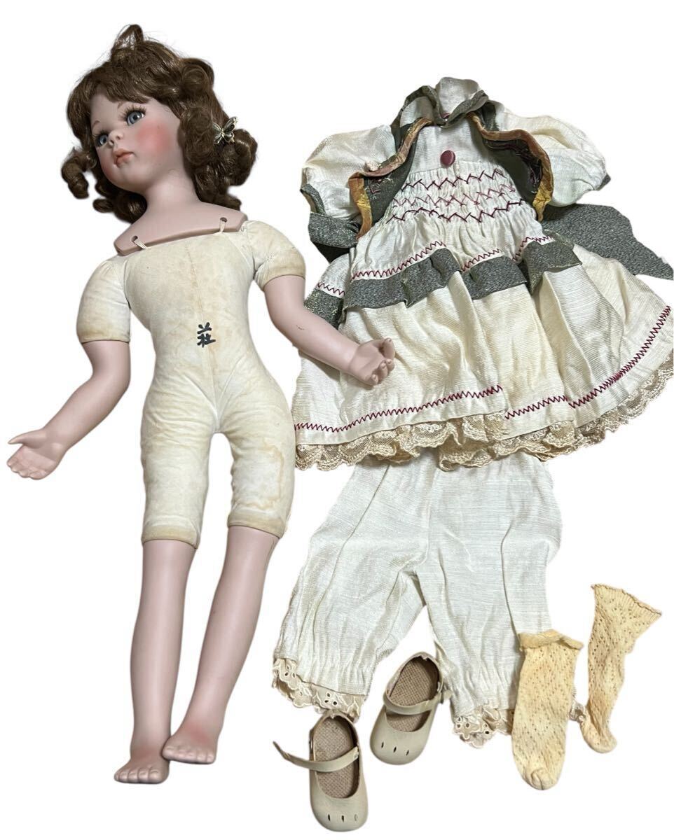 アンティークビスクドール ビスクドール モリムラドール 人形 即納！アンティーク ビスクドール モリムラ Japan ベビー 40cm