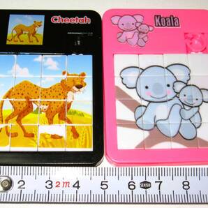 【アニマル スライド パズル チーター コアラ】子供 子ども 知育玩具 動物 カラフル 生物 おもちゃ スライダー 生き物 幼児 小学生 楽しい