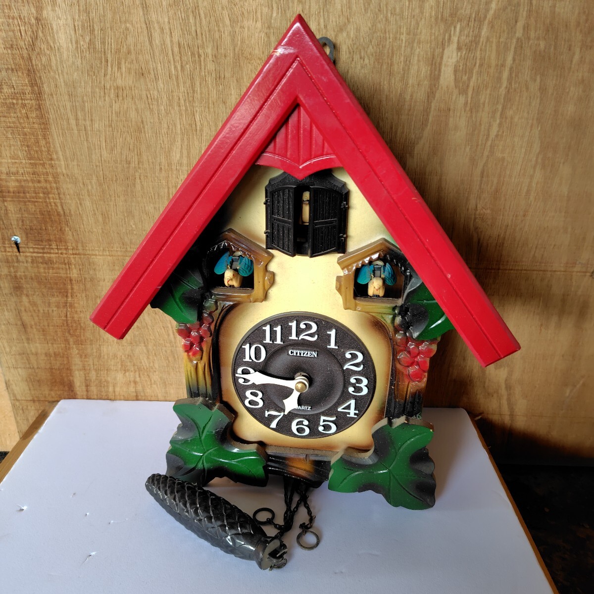 シチズン 鳩時計 古時計 レトロ ヴィンテージ アンティーク 訳あり ジャンク品 シチズン 鳩時計 古時計 レトロ ヴィンテージ アンティーク 訳