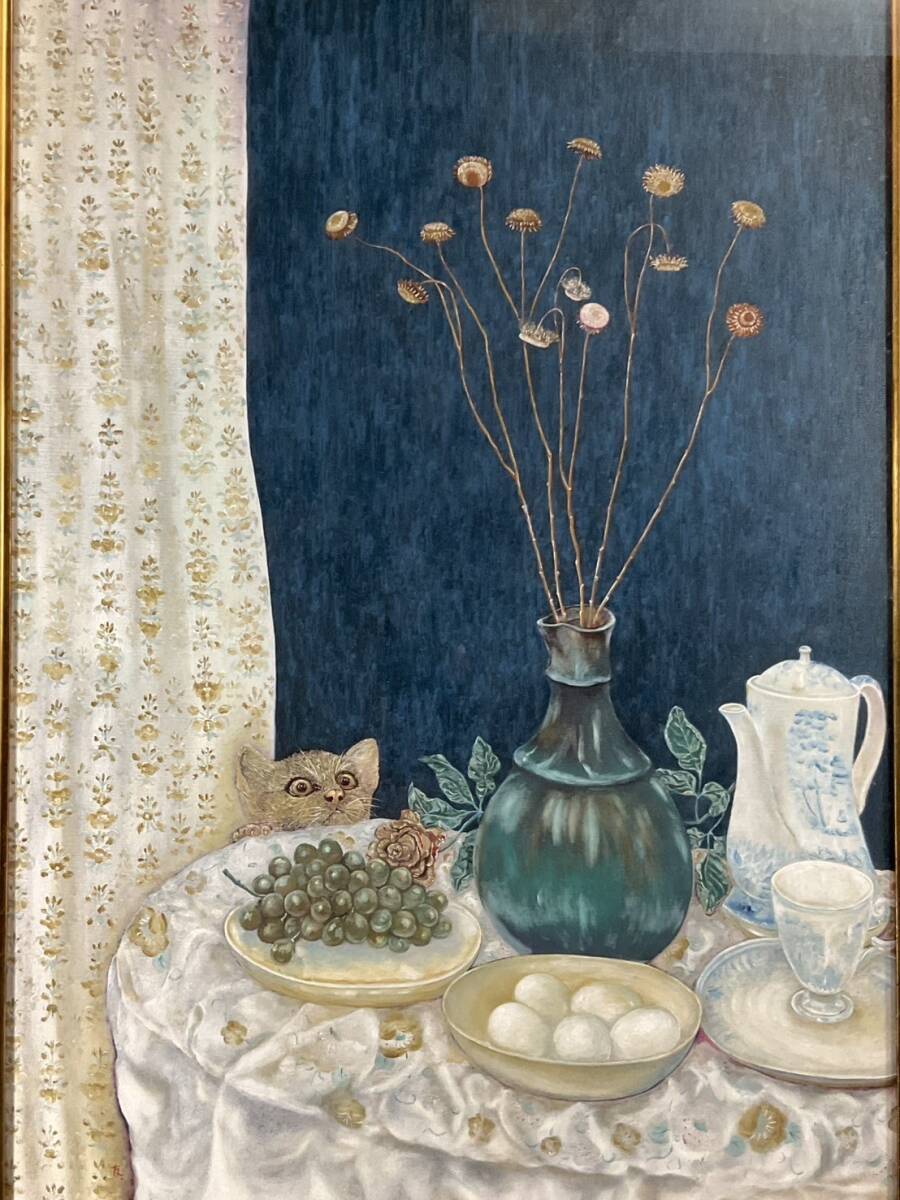 真作 寺井正 油彩 洋画 山に小屋風景 サイン SM 額装 第三回絵画展で購入 真作 寺井正 油彩 洋画 山に小屋風景 サイン SM 額装 第三回