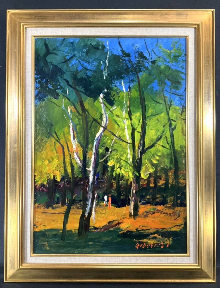 ラスロ　リドヴィッチ　油彩画　　アート　真作　ハンガリー画家 ラスロ リドヴィッチ 油彩画 アート 真作 ハンガリー画家 2025年