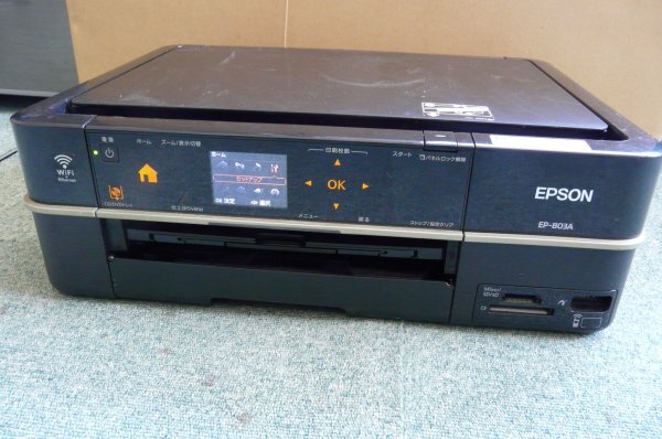 EPSON EP-881AB EP-803Aジャンク品 インクジェットプリンター Yahoo!オークション -「ep-803a ジャンク」の落札相場・落札価格