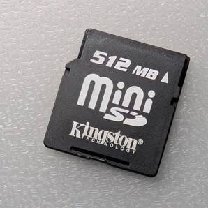Kingston miniSD 512MB キングストン ミニSD カード メモリーカード 動作確認済み
