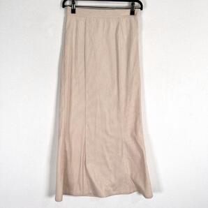 【SELECT MOCA】セレクトモカ ベージュ コーデュロイ ロングスカート ボトムス 女性用 レディース Fサイズ フリーサイズ【a035】