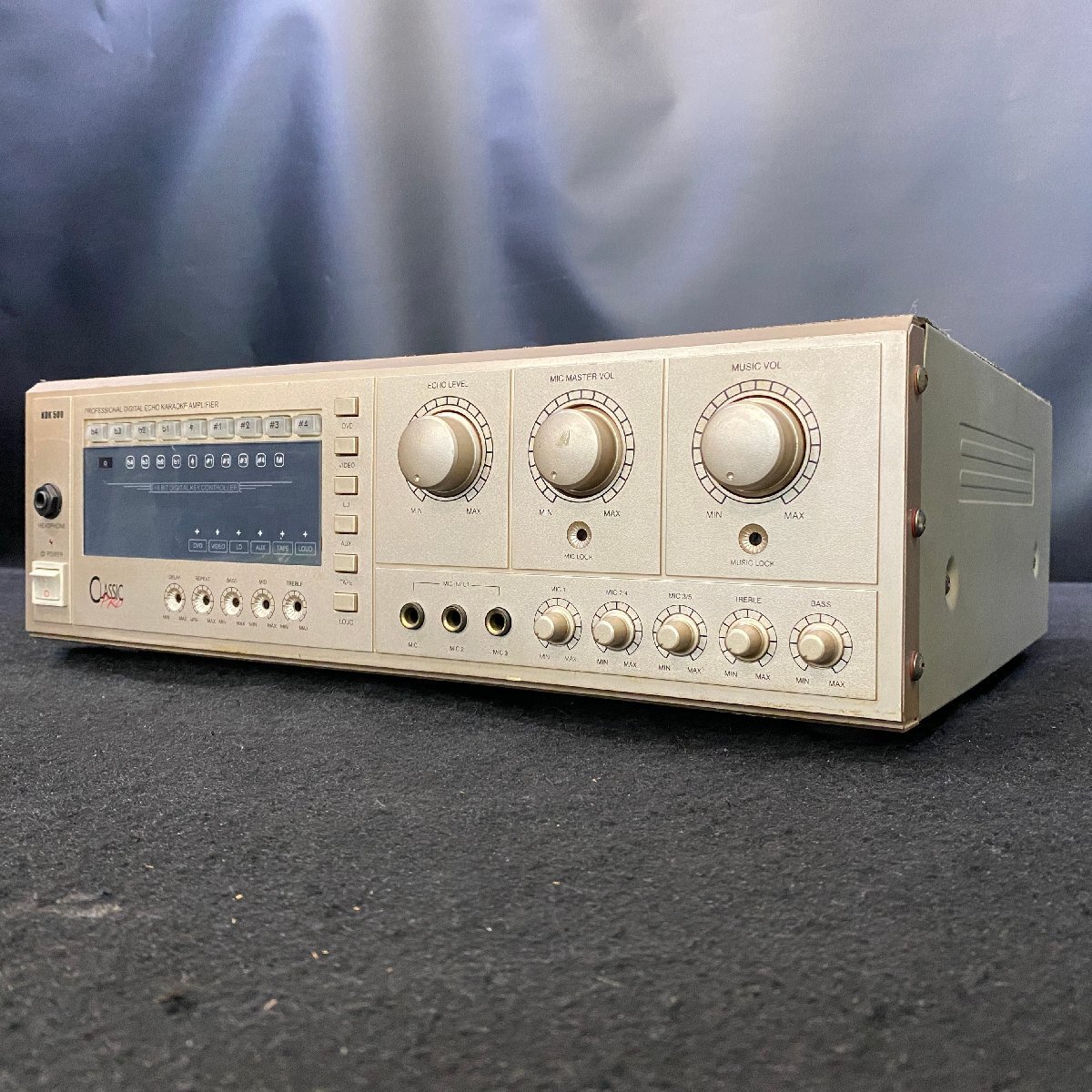 KOK 500 デジタルエコーカラオケアンプ 美品】クラシックプロ KOK500 デジタルエコー カラオケアンプ