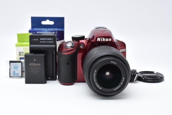 ★美品/一部難★ Nikon ニコン D3200 レンズキット レッド ☆美品/一部難☆ Nikon ニコン D3200 レンズキット レッド D3000