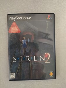 中古 美盤 プレステ2 サイレン2 SIREN 2 ソニー SONY 箱説/マップ POP ハガキ付