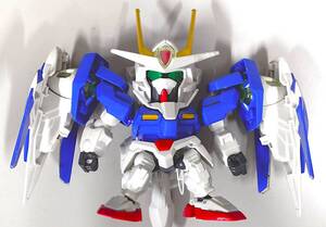 【ジャンク品】SDガンダム「BB戦士 ダブルオーライザー」ダブルオーガンダム 武器パーツ欠品 破損なし『機動戦士ガンダム00』