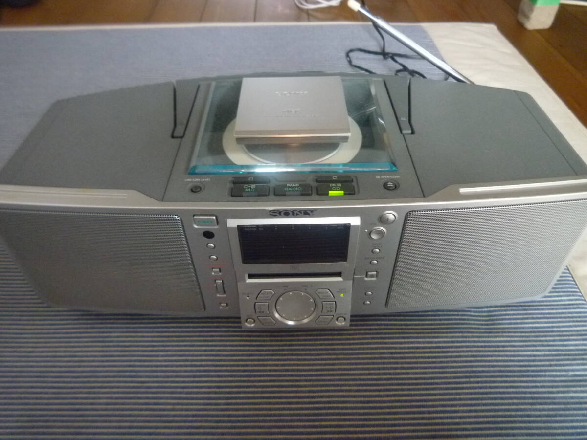 sony MD CD ラジカセ SONY ZS-M5 / CD MD ソニー ラジカセ(ジャンク) - メルカリ