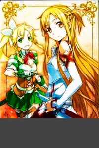 アスナ&リーファ B2タペストリー 「PSPソフト ソードアート・オンライン-インフィニティ・モーメント- 初回生産限定版」 WonderGOO特典