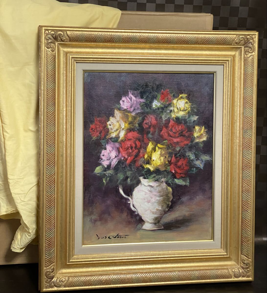 2025年最新】Yahoo!オークション -油彩画バラの中古品・新品・未使用品一覧