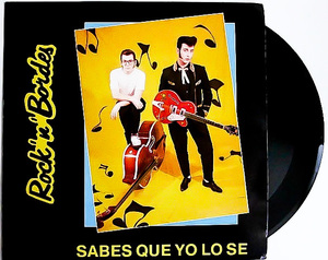 廃盤 EP レコード ★ 初期音源!!! 貴重!!! Promo盤 ★ 80's 超人気 ネオロカ !!! ★ ROCK'N'BORDES ★ スペイン ネオロカビリー