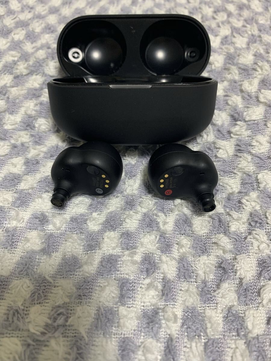 SONY WF-1000XM4 ブラック [中古美品] おまけのケース付き SONY - [美品・ほぼ未使用]SONY WF-1000XM4 ケース付きの通販 by