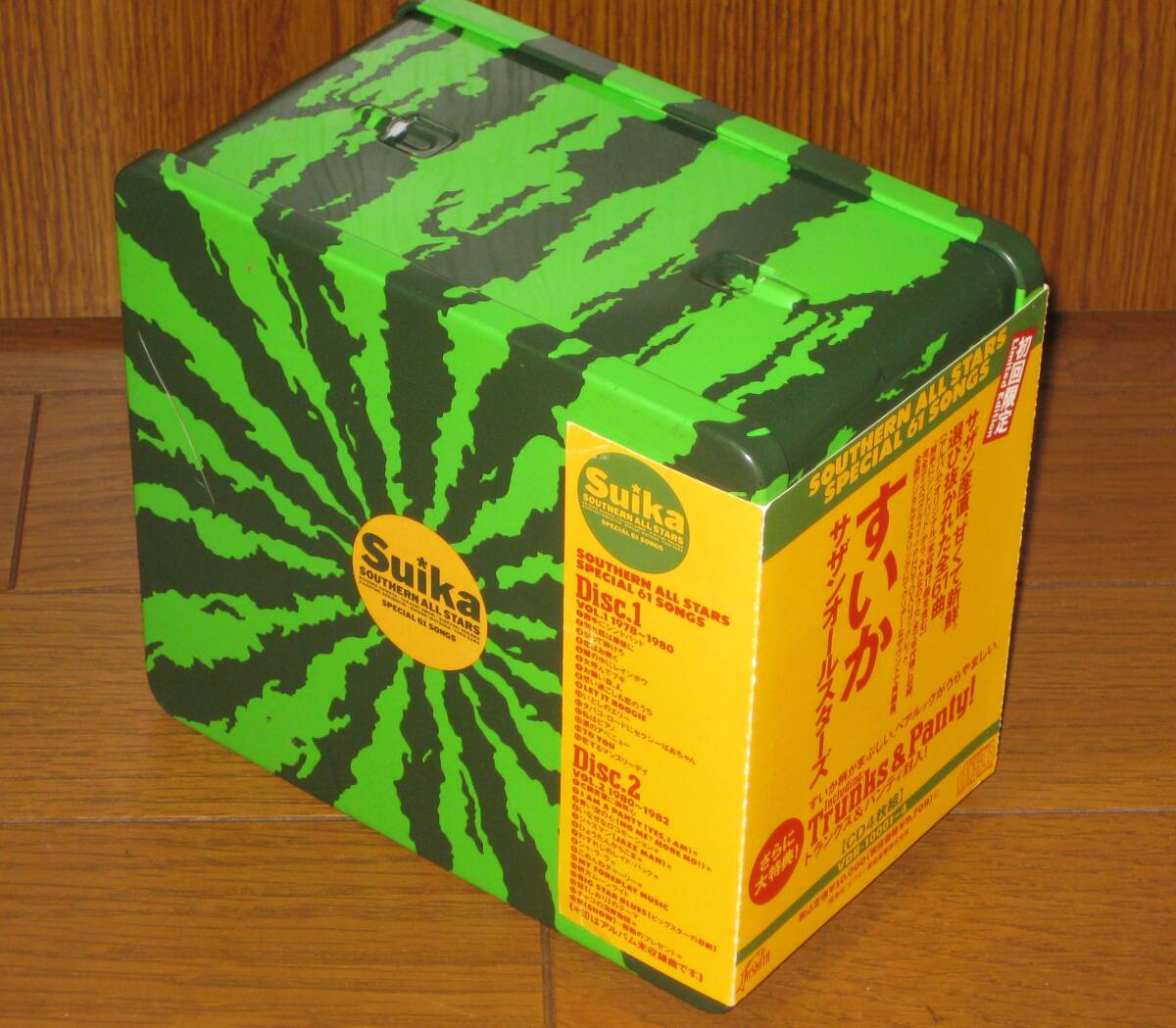 サザンオールスターズ　Suica スイカ　CD すいか 限定】サザンオールスターズ スイカ缶 CD4枚組 すいか Suika