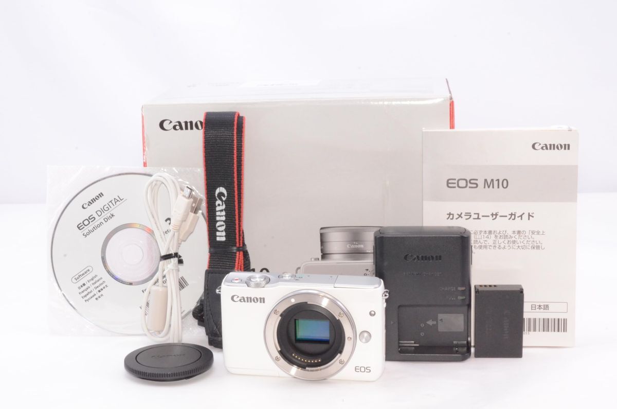 ほぼ未使用）Canon EOS M10とその他付属品のセット Amazon.co.jp: Canon Mirrorless Single Lens Camera EOS M10