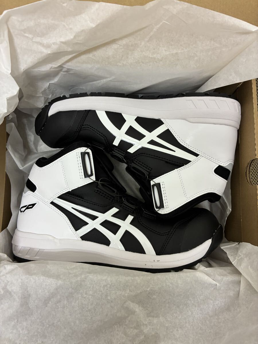 新品未使用　asics 安全靴　プロテクティブスニーカー　25.5センチ　白 ウィンジョブ 安全靴 アシックス CP218 1273A091 25.5cm〜28cm