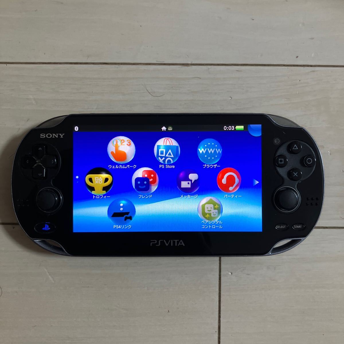 PlayStation Vita - psvita  本体　1000　【初期化済み】 SONY PSVita VITA 1000 本体 中古 付属品完備 選べる4色 完品 外