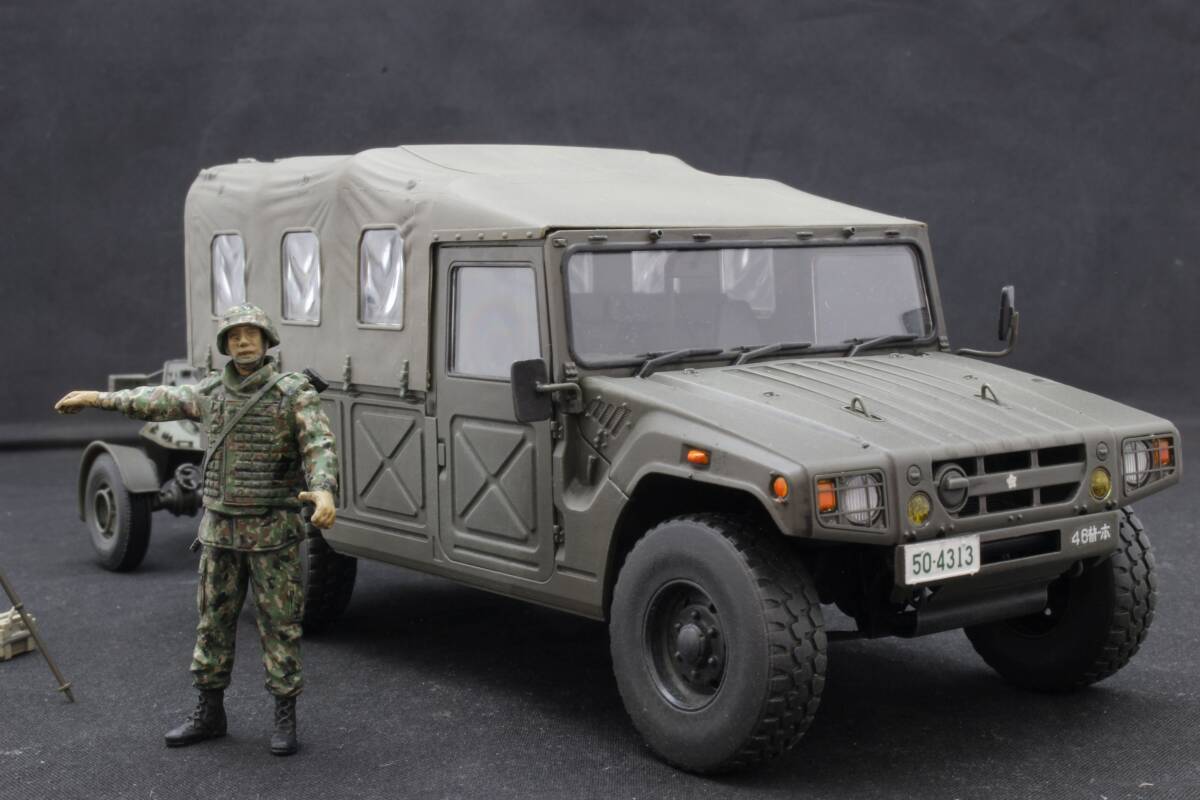 Yahoo!オークション -「自衛隊 高機動車」(プラモデル) の落札